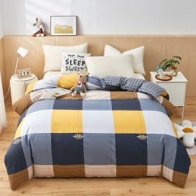 Quilt Cover Single Wholesale Pure Cotton Single Double Student Dormitory Three-piece Set (Option: Manhattan-Single Quilt Cover 150 X200cm)