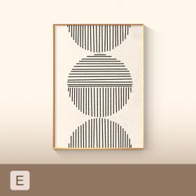 Minimalist Colorful Geometric Poster Printing Canvas Painting (Option: E-60x90cm)