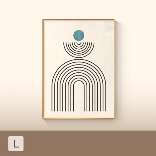 Minimalist Colorful Geometric Poster Printing Canvas Painting