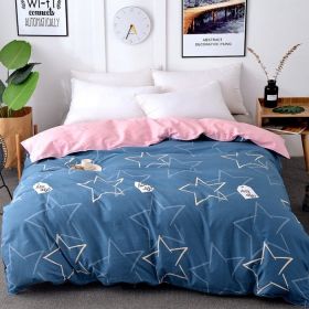 Quilt Cover Single Wholesale Pure Cotton Single Double Student Dormitory Three-piece Set (Option: Shining star-Double Quilt Cover 200X 230cm)