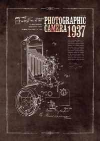 Vintage Industrial Mechanical Drawings Wall Decoration Canvas Poster (Option: 15 Style-30x40cm)