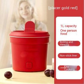 Dormitory Household Multifunctional Electric Boiler (Option: Rose red-AU)