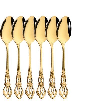 Stainless Steel Cutlery Spoon West Dinnerware Set Gold Plated