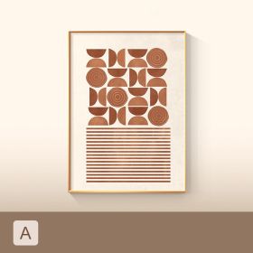 Minimalist Colorful Geometric Poster Printing Canvas Painting (Option: A-60x90cm)
