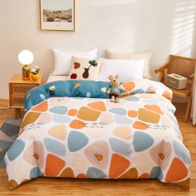 Cotton Duvet Cover One-piece Wholesale Pure Single Double Student Dormitory Bed Sheet Four-piece Set (Option: Riverstones-SuitA)